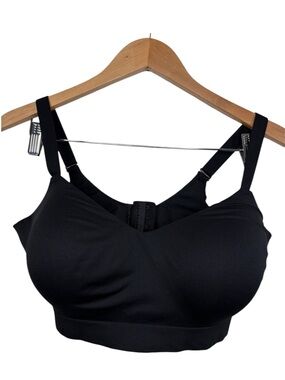 TrueKind Comfort Wireless Black Shaping Bra Women Size 3XL